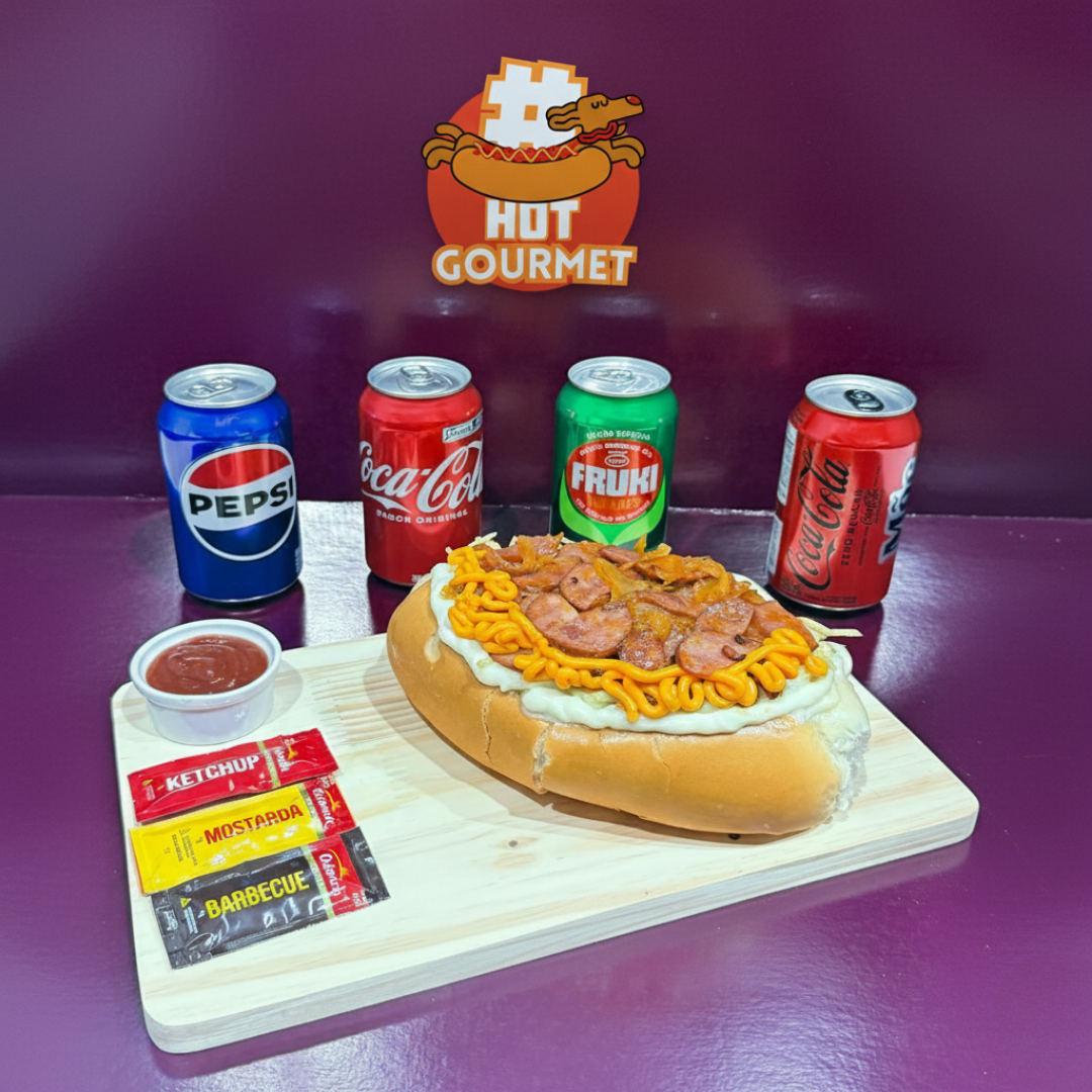 Dog Ruffles com calabresa acebolada